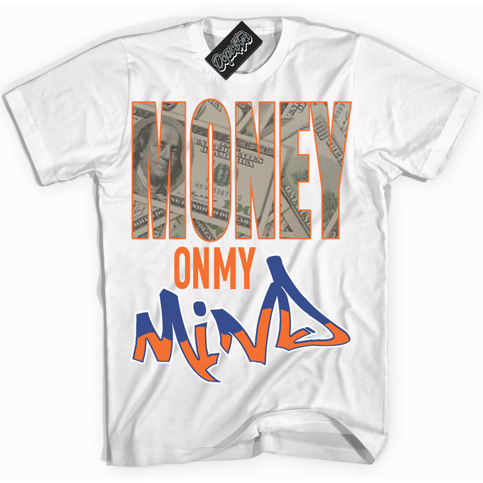 Cool White Shirt with “ Money On My Mind ” design that perfectly matches Low Knicks.