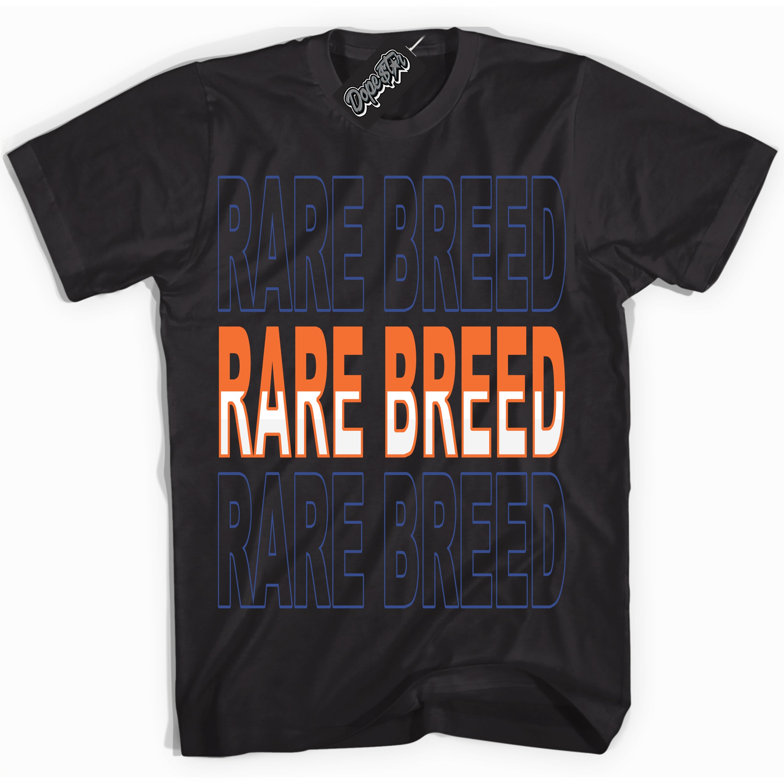 Cool Black Shirt with “ Rare Breed ” design that perfectly matches Low Knicks.