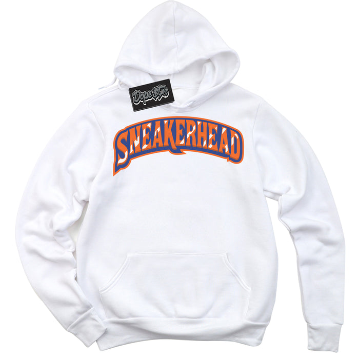 Cool White Hoodie with “ Sneakerhead ”  design that Perfectly Matches Low Knicks.
