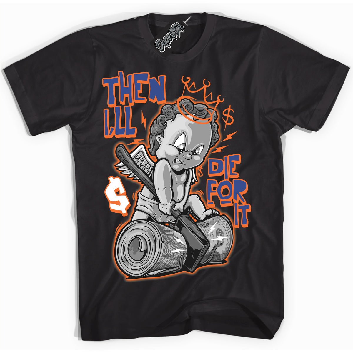 Cool Black Shirt with “ Then I'll ” design that perfectly matches Low Knicks.