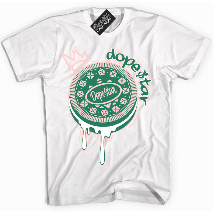 Cool White Shirt with “ Oreo DS ” design that perfectly matches Malachite Dunks.