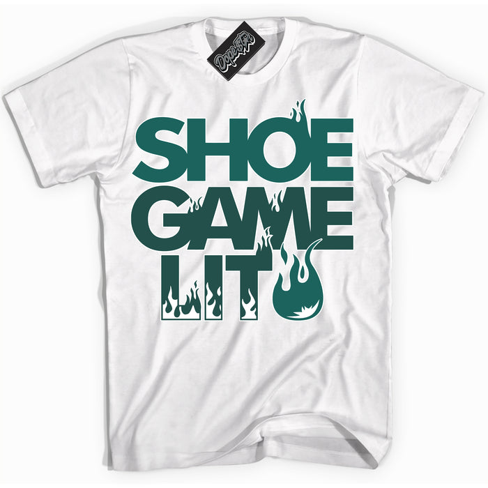 Cool White Shirt with “ Shoe Game Lit ” design that perfectly matches Next Nature Bicoastal Sneakers.