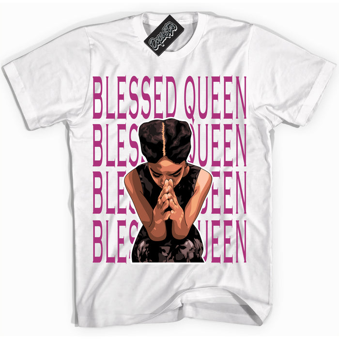Dunk Low Next Nature Hot Fuchsia 'Count Your Blessings ' Shirt – White Streetwear T-Shirt | Sneaker Matching Tee for Dunk Low Hot Fuchsia | Urban Fashion for Sneakerheads | Men's & Women's Streetwear Outfit by Sneaker Shirts Outlet.