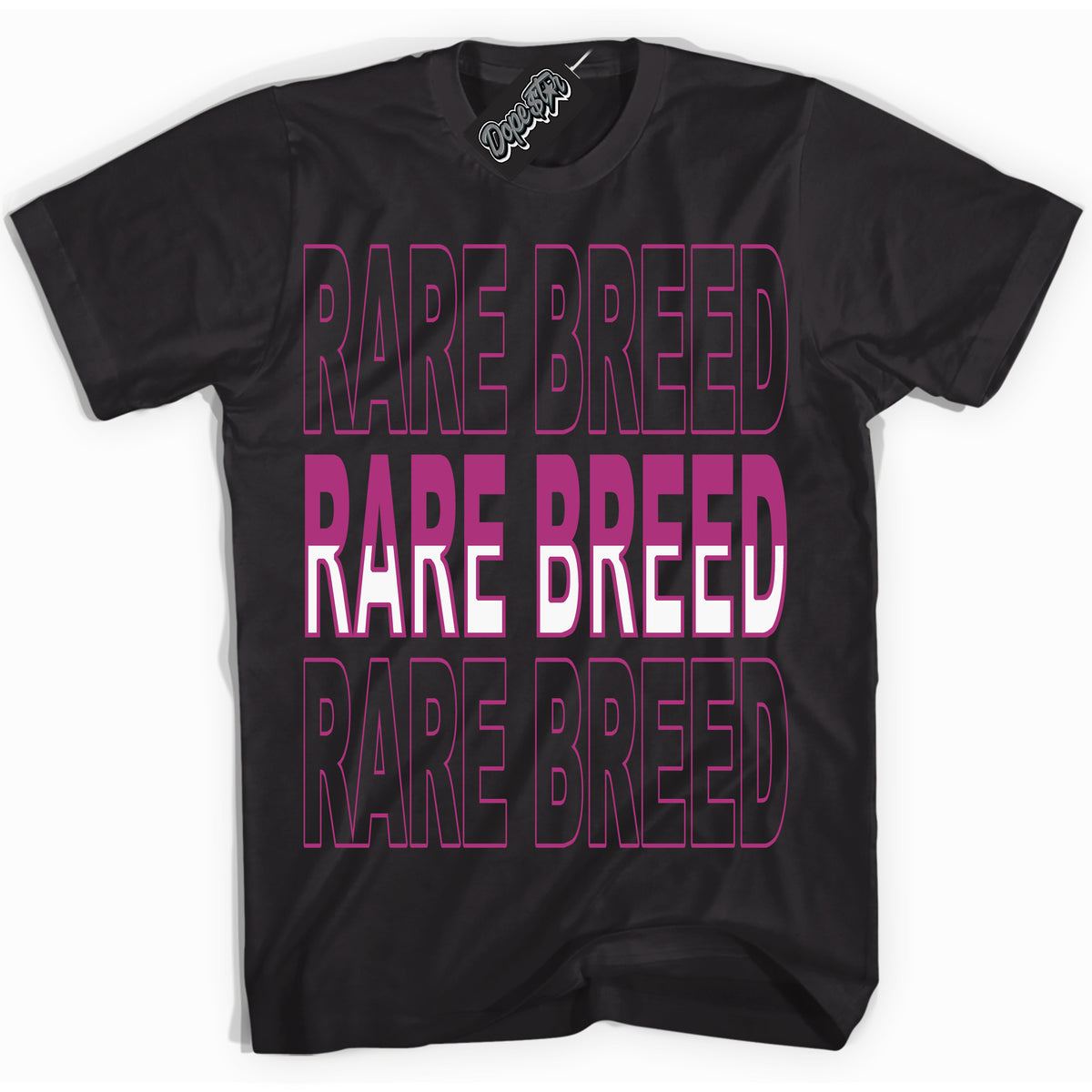 Dunk Low Next Nature Hot Fuchsia 'Rare Breed' Shirt – Black Streetwear T-Shirt | Sneaker Matching Tee for Dunk Low Hot Fuchsia | Urban Fashion for Sneakerheads | Men's & Women's Streetwear Outfit by Sneaker Shirts Outlet.