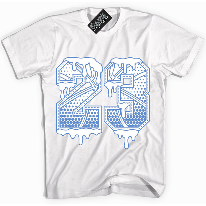 Cool White Shirt with “ 23 Ball ” design that perfectly matches Polar Blue Dunk.
