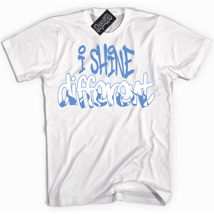 Cool White Shirt with “ I Shine Different ” design that perfectly matches Polar Blue Dunk.
