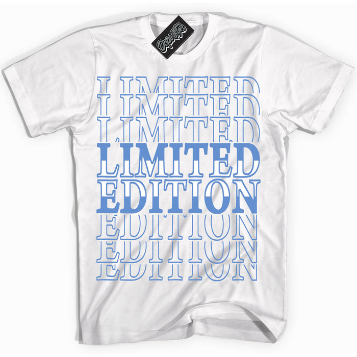 Cool White Shirt with “ Limited Edition ” design that perfectly matches Polar Blue Dunk.

