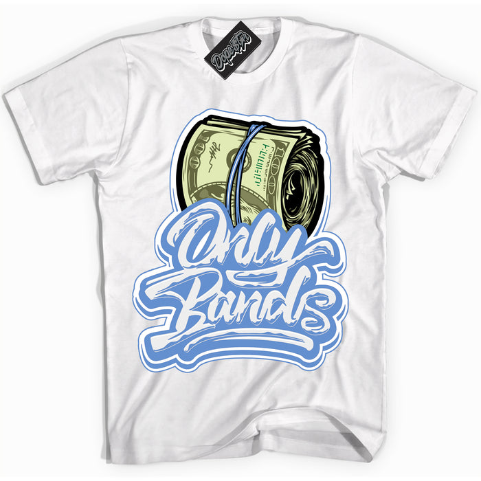 Cool White Shirt with “ Only Bands ” design that perfectly matches Polar Blue Dunk.
