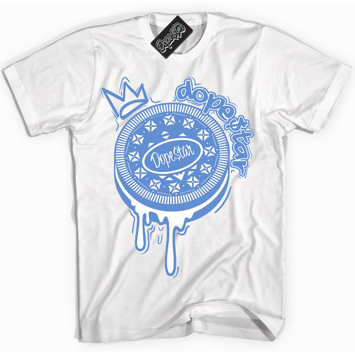 Cool White Shirt with “ Oreo DS ” design that perfectly matches Polar Blue Dunk.
