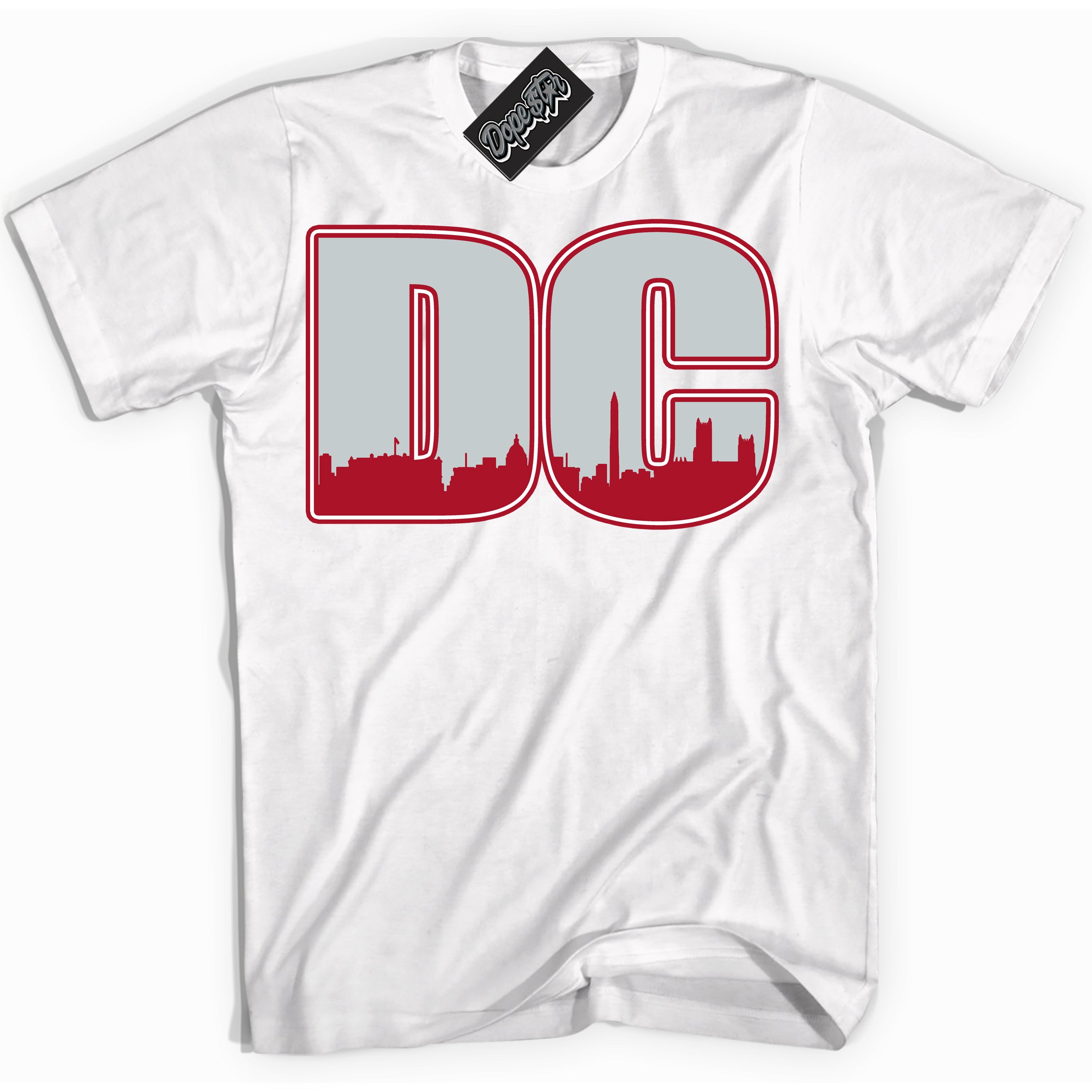 Cool White Shirt with “ DC” design that perfectly matches Reverse Ultraman Sneakers.