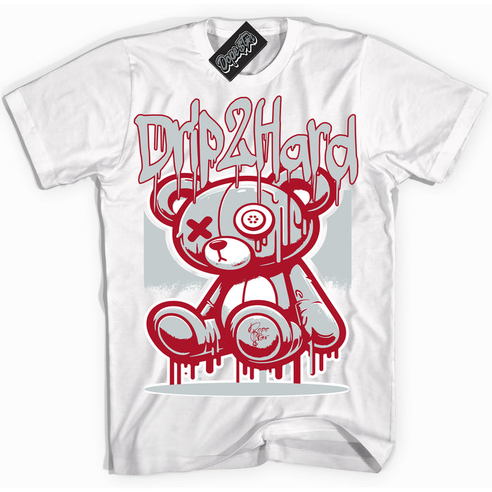 Cool White Shirt with “ Drip 2 Hard” design that perfectly matches Reverse Ultraman Sneakers.