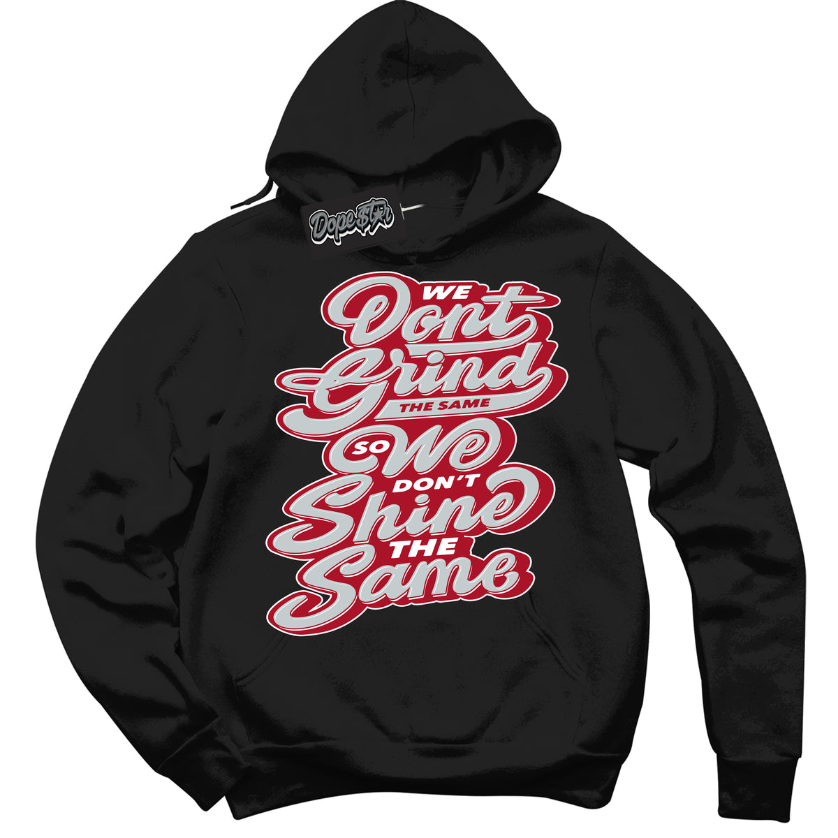 Cool Black Hoodie with “ Grind Shine ”  design that Perfectly Matches  Reverse Ultraman Sneakers.