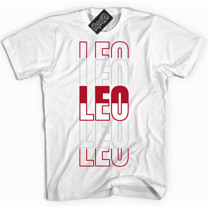 Cool White Shirt with “ Leo” design that perfectly matches Reverse Ultraman Sneakers.