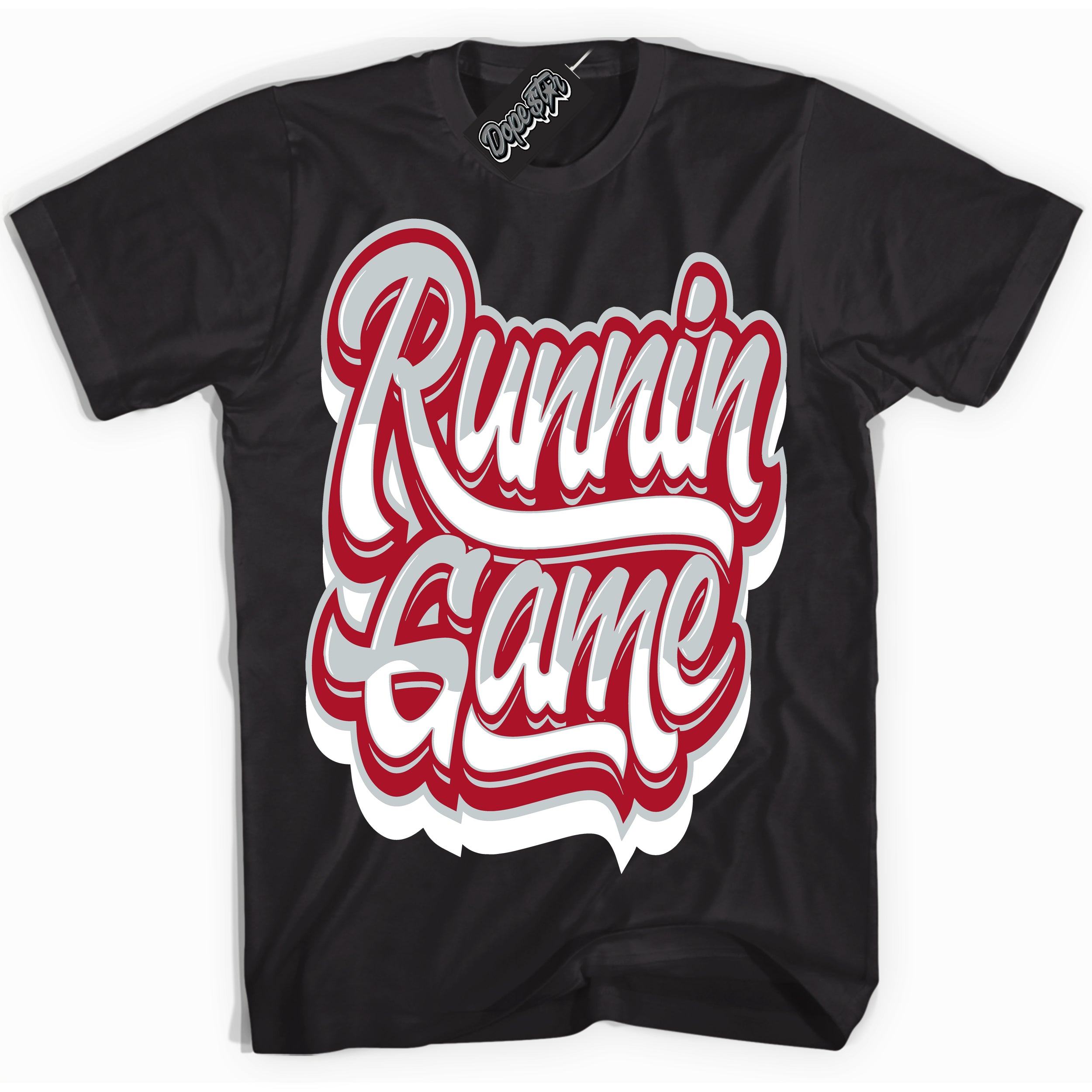 Cool Black Shirt with “ Running Game ” design that perfectly matches Reverse Ultraman Sneakers.