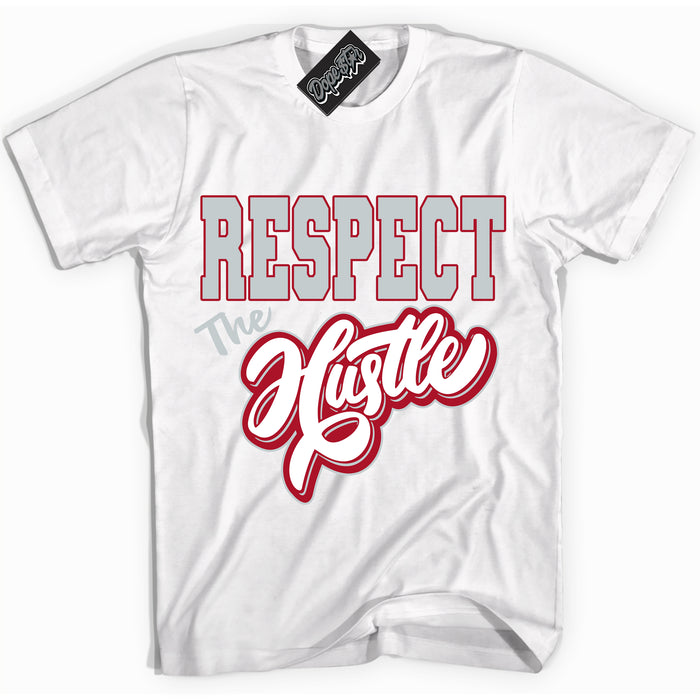 Cool White Shirt with “ Respect The Hustle ” design that perfectly matches Reverse Ultraman Sneakers.