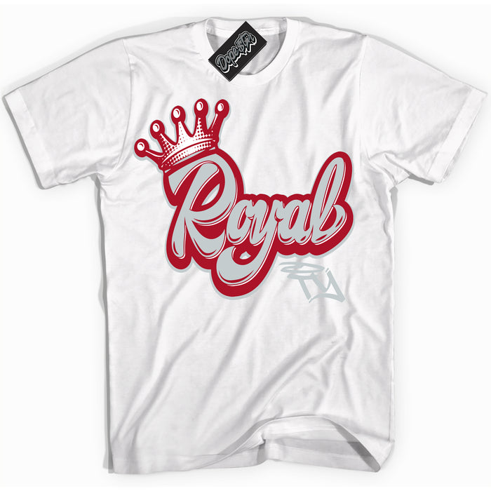 Cool White Shirt with “ Royalty ” design that perfectly matches Reverse Ultraman Sneakers.