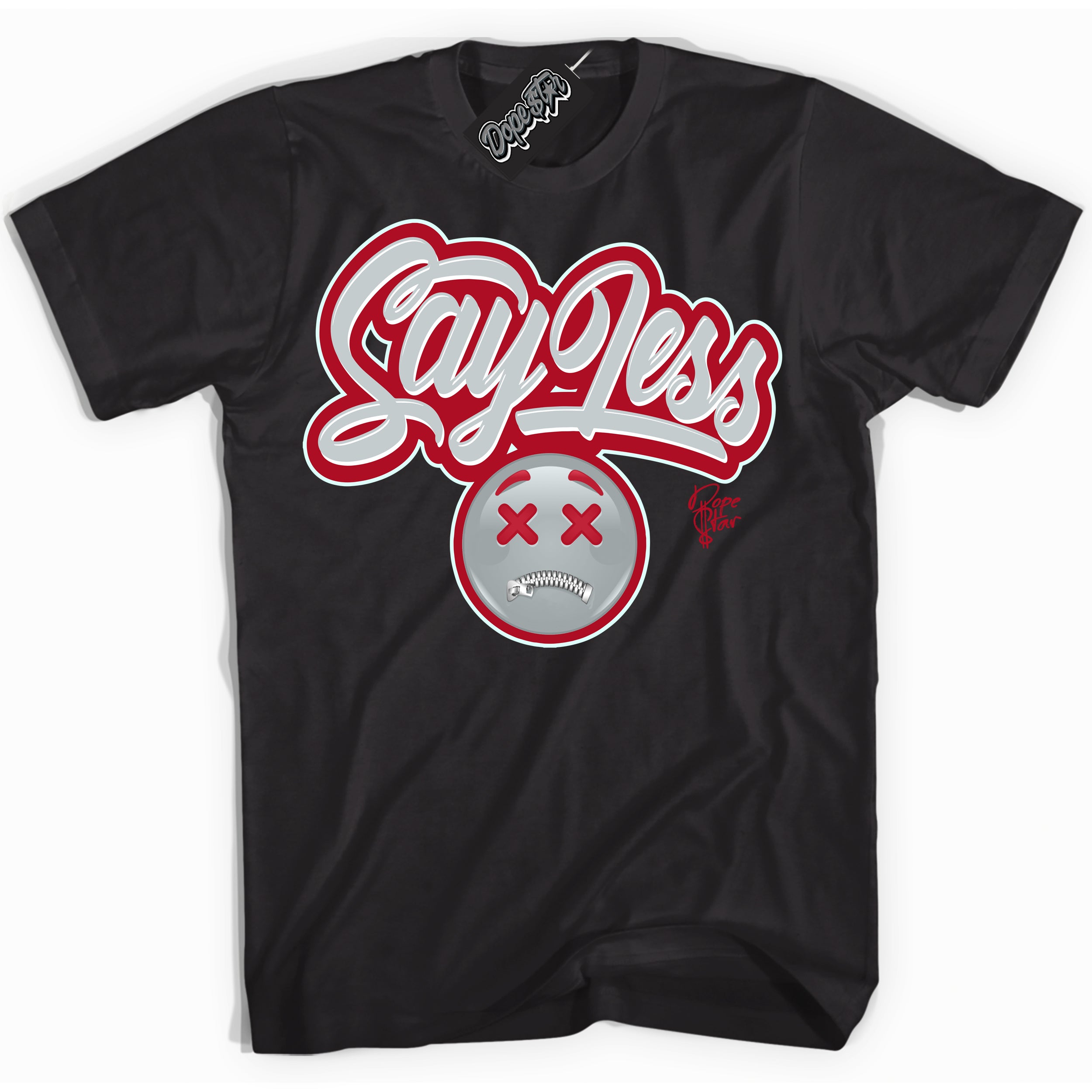 Cool Black Shirt with “ Say Less ” design that perfectly matches Reverse Ultraman Sneakers.