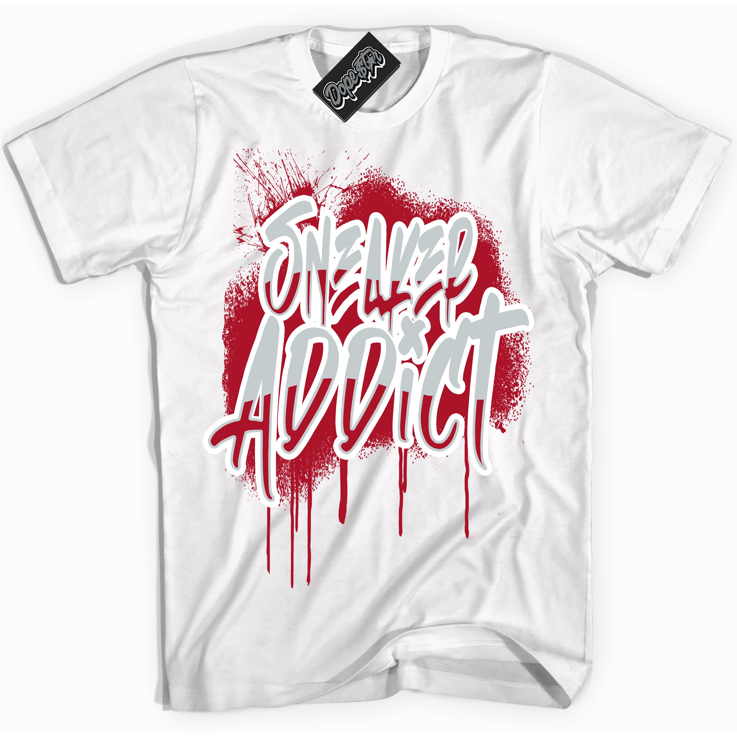 Cool White Shirt with “ Sneaker Addict” design that perfectly matches Reverse Ultraman Sneakers.