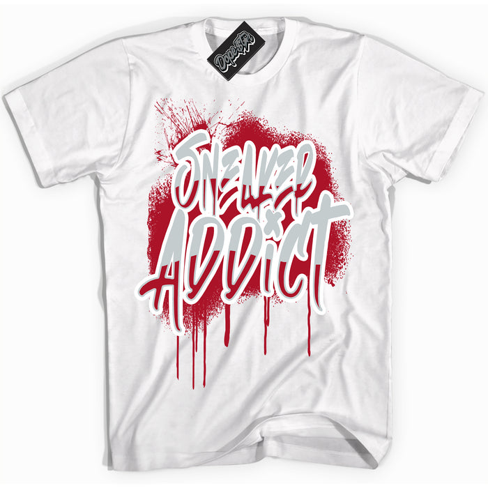 Cool White Shirt with “ Sneaker Addict” design that perfectly matches Reverse Ultraman Sneakers.