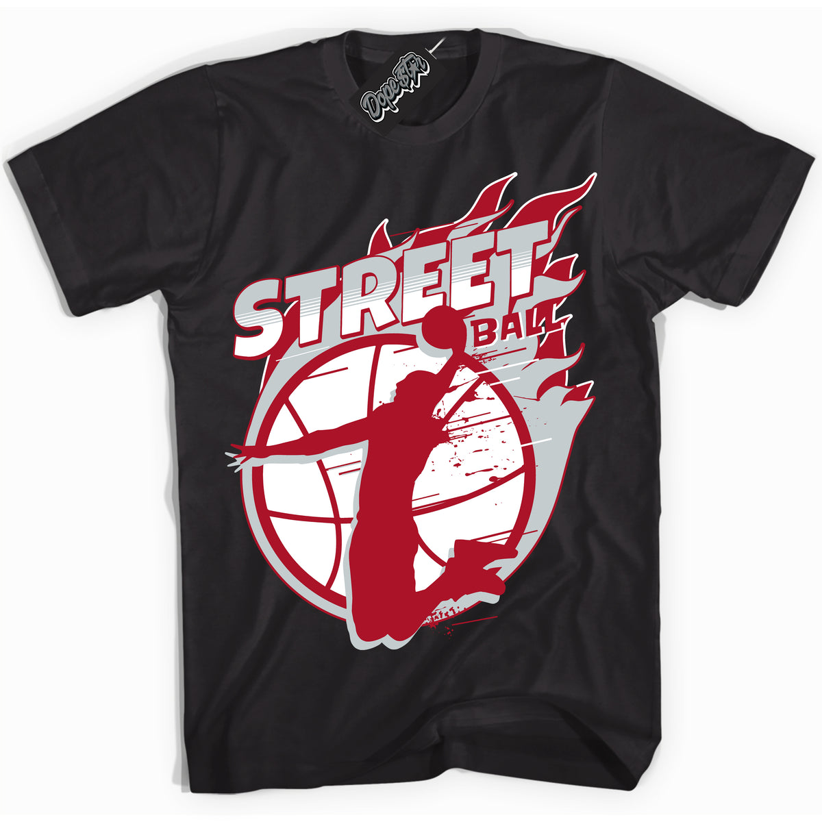 Cool Black Shirt with “ Street Ball ” design that perfectly matches Reverse Ultraman Sneakers.