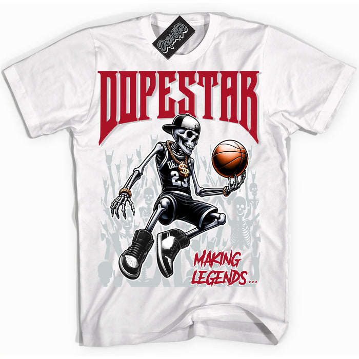 Cool White Shirt with “ Making Legends ” design that perfectly matches Reverse Ultraman Sneakers.