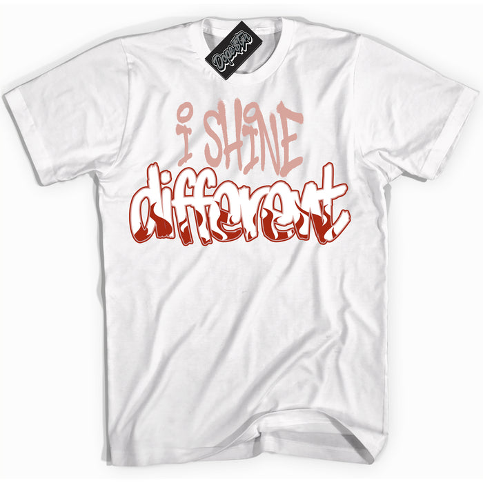 Cool White Shirt with “ I Shine Different ” design that perfectly matches Red Stardust Dunk.
