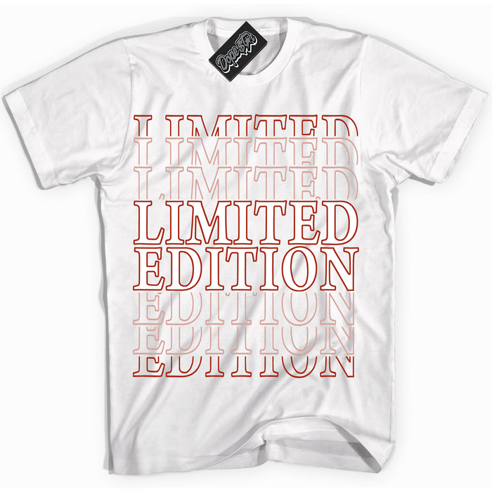Cool White Shirt with “ Limited Edition ” design that perfectly matches Red Stardust Dunk.

