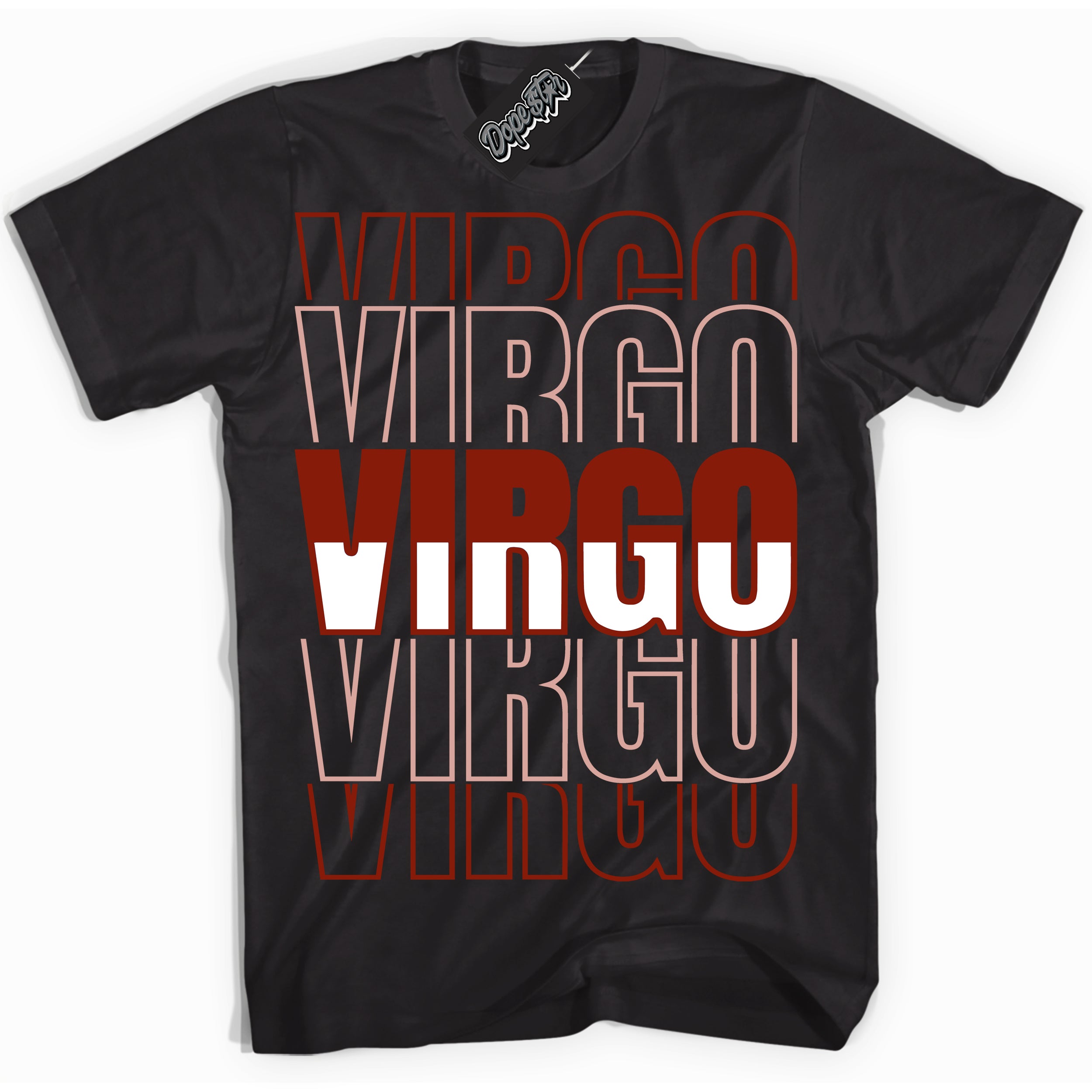 Cool Black Shirt with “ Virgo ” design that perfectly matches Red Stardust Dunk.
