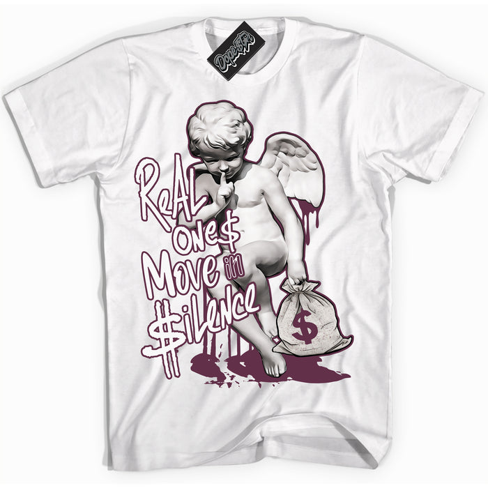 Cool White Shirt with “Real Ones Cherub” design that perfectly matches White Viotech Dunks.