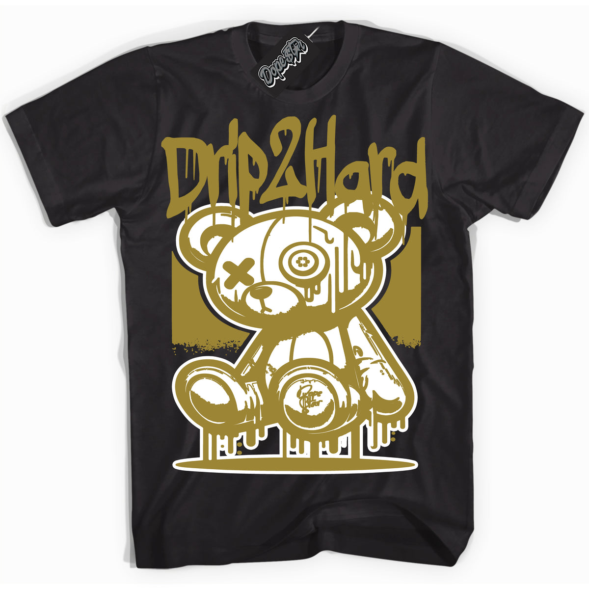 Cool Black Shirt with “ Drip 2 Hard ” design that perfectly matches Pacific Moss Dunks.
