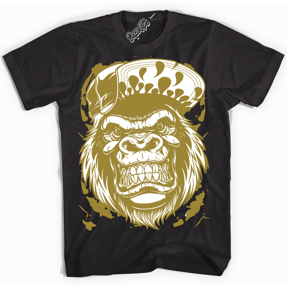 Cool Black Shirt with “Gorilla Beast” design that perfectly matches Pacific Moss Dunks.