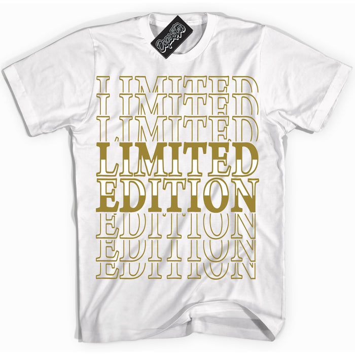 Cool White Shirt with “ Limited Edition ” design that perfectly matches Pacific Moss Dunks.
