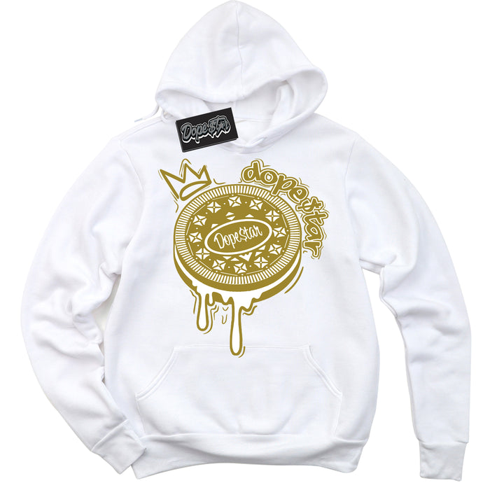 Cool White Hoodie with “ Oreo DS ”  design that Perfectly Matches Pacific Moss Dunks.
