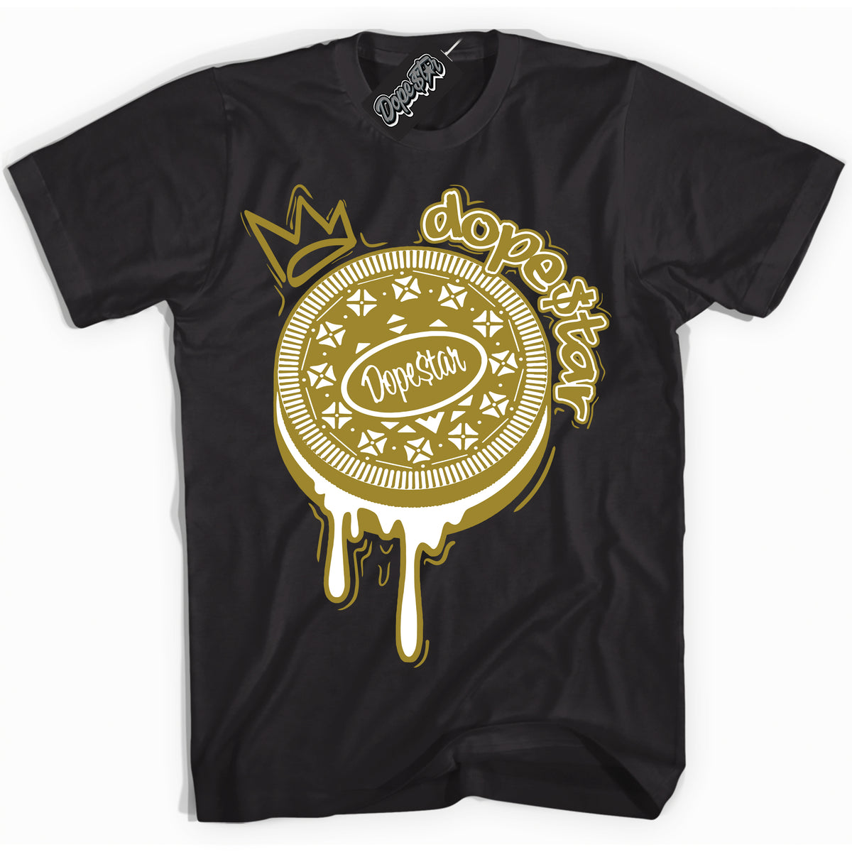 Cool Black Shirt with “ Oreo DS ” design that perfectly matches Pacific Moss Dunks.

