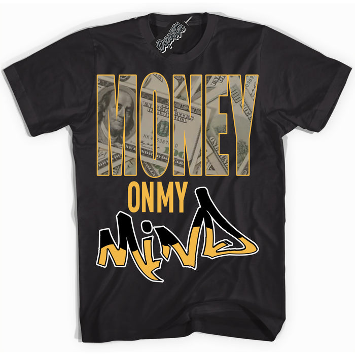 Nike Dunk High Wu-Tang 'Money On My Mind' Shirt - Black Streetwear Mockup | Sneakerhead T-Shirt Matching Nike Dunk High Wu-Tang | Limited Edition Urban Streetwear for Sneaker Matching OOTD | Outfits that pair perfectly with your ND High Wu-Tang | Sneakerhead Fashion Must-Have Apparel for Men and Women