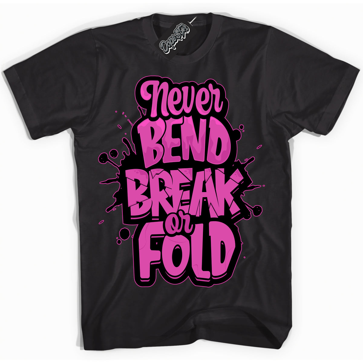 Air Max 1 Valentine's Day ‘Never Bend Break Or Fold – Black Streetwear T-Shirt | Sneaker Matching shirt for Air Max 1 Valentine's Day | Sneaker Shirts Outlet.
