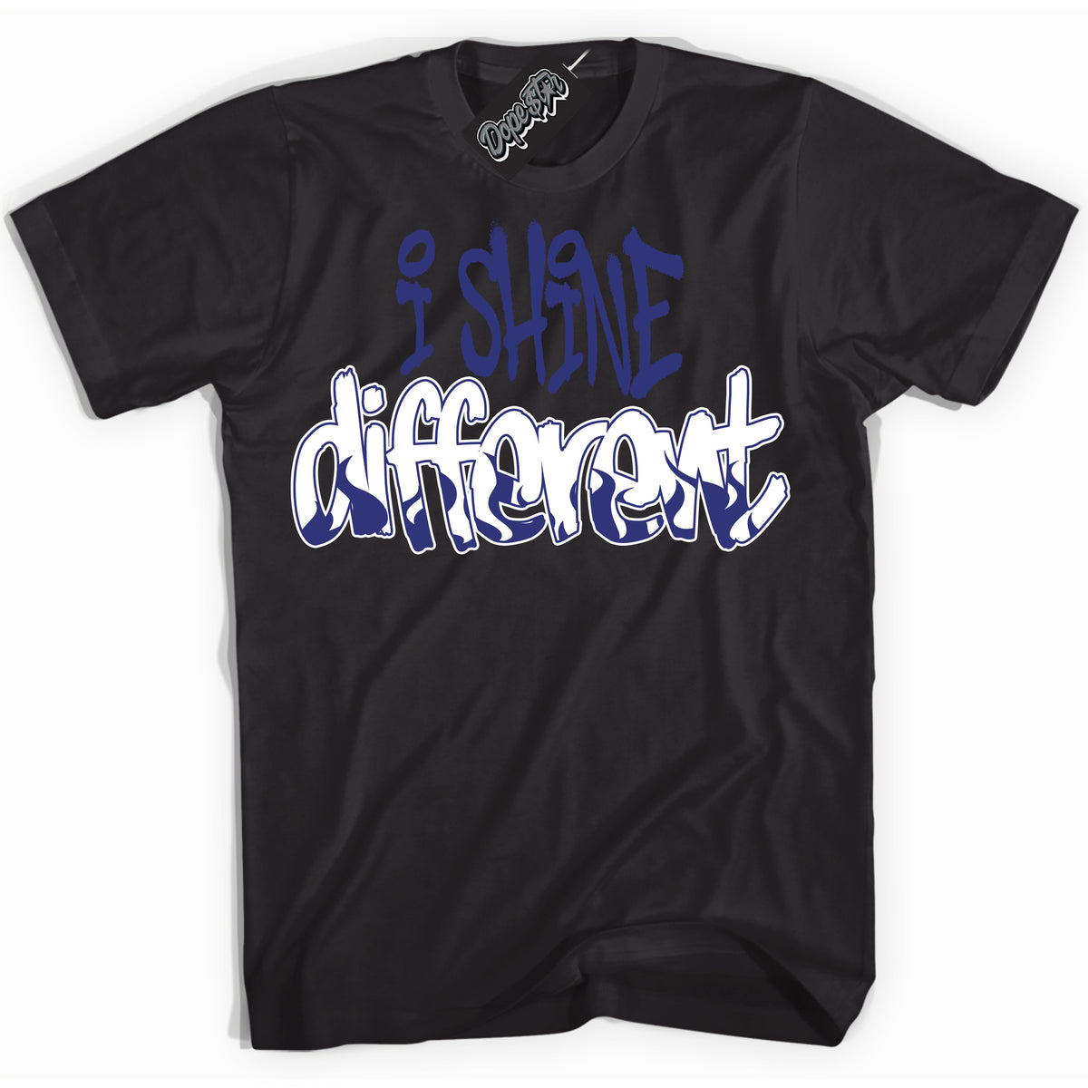 Cool Black Shirt with “ I Shine Different ” design that perfectly matches Concord Dunk.
