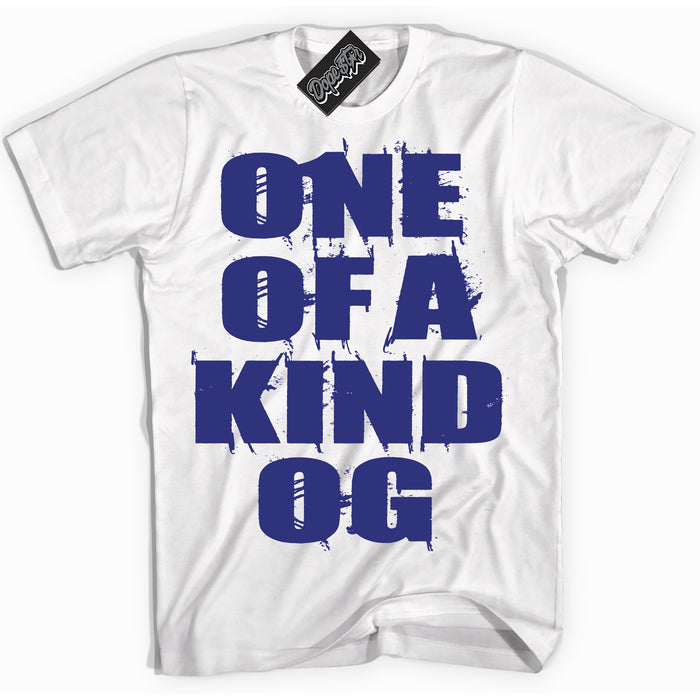 Cool White Shirt with “ One Of A Kind ” design that perfectly matches Concord Dunk.
