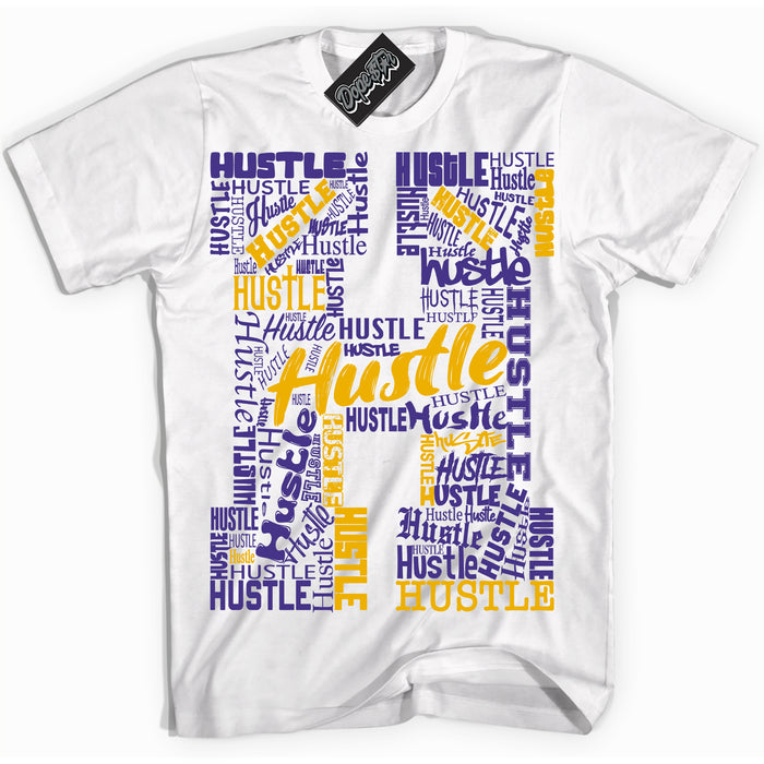 Cool Black Shirt with “Hustle H” design that perfectly matches the Kobe 8 Protro Lakers Home Sneakers.