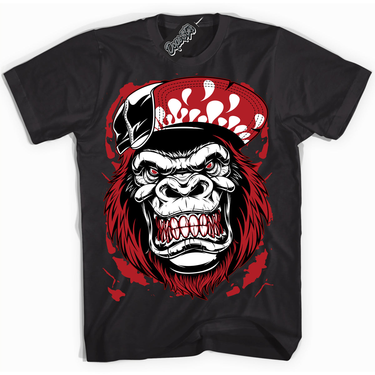 Cool Black Shirt with “ Gorilla Beast” design that perfectly matches Pro J Pack Chicago Dunks.