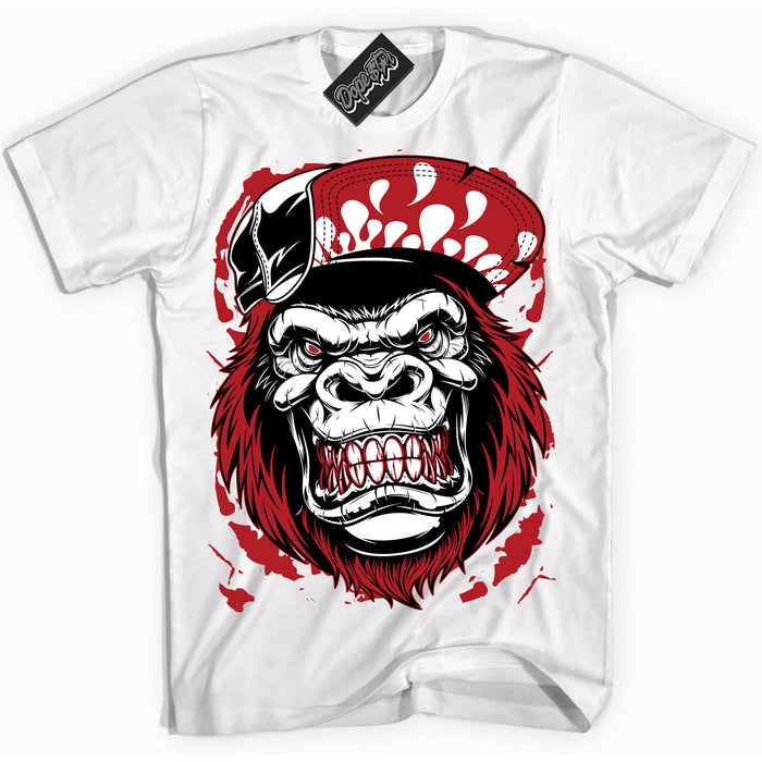 Cool White Shirt with “ Gorilla Beast” design that perfectly matches Pro J Pack Chicago Dunks.