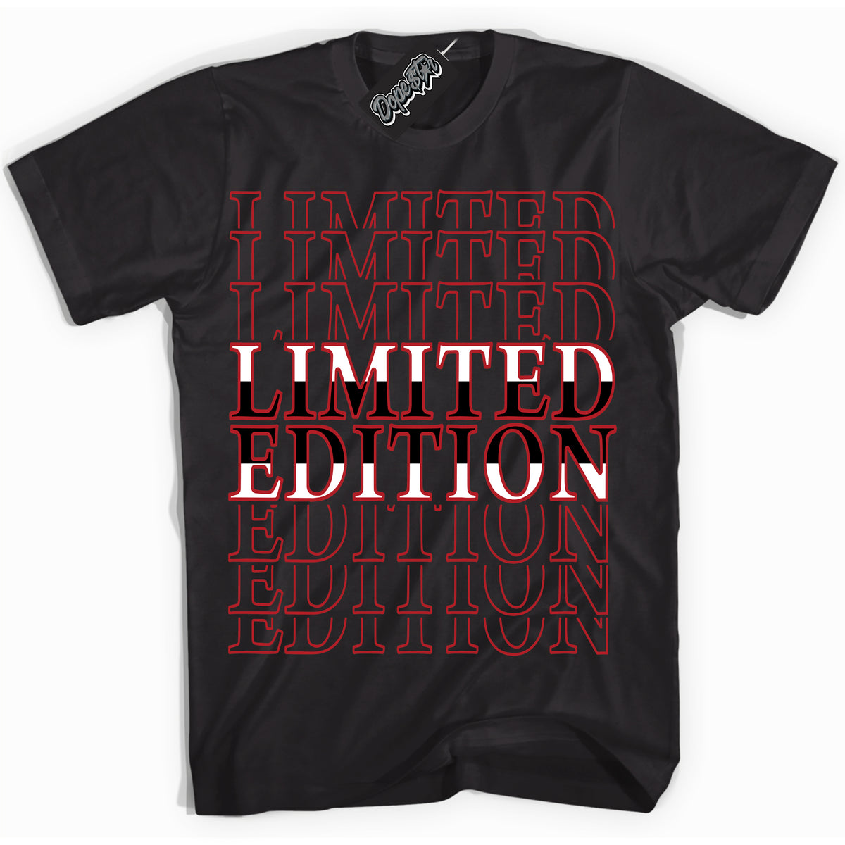 Cool Black Shirt with “ Limited Edition” design that perfectly matches Pro J Pack Chicago Dunks.