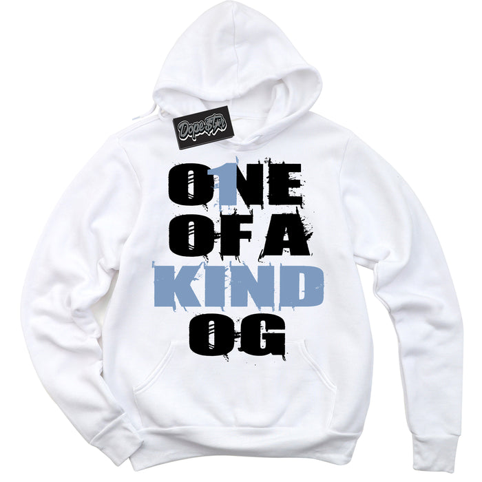 Cool White Hoodie with “ One Of A Kind ”  design that Perfectly Matches Reverse Oreo 6s Sneakers.
