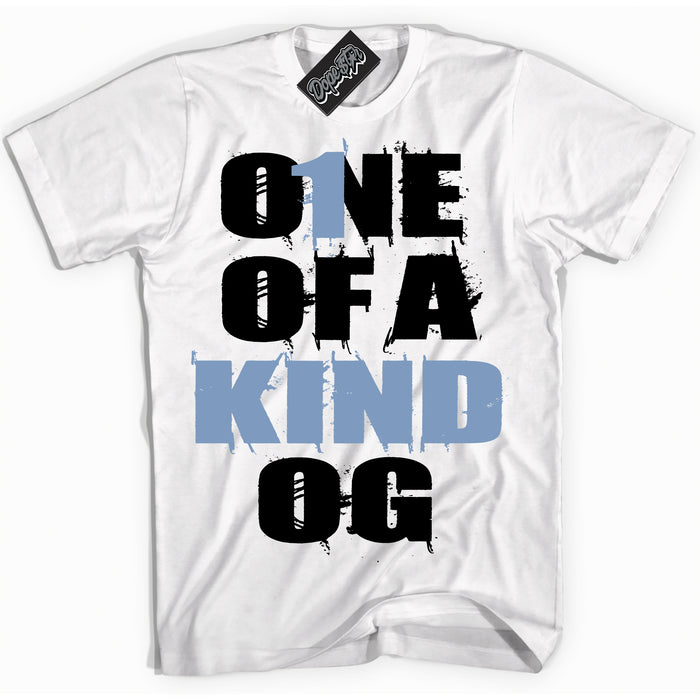 Cool White Shirt with “ One Of A Kind” design that perfectly matches Reverse Oreo 6s Sneakers.