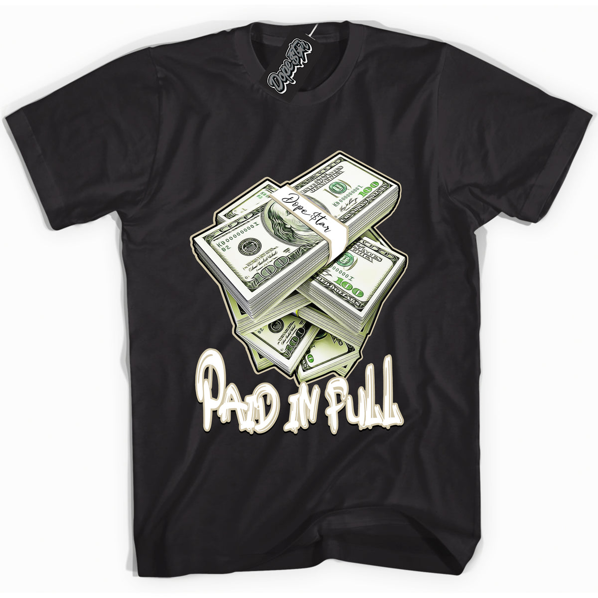 Cool Black Shirt with “ Paid In Full” design that perfectly matches Gratitude 11s Sneakers.