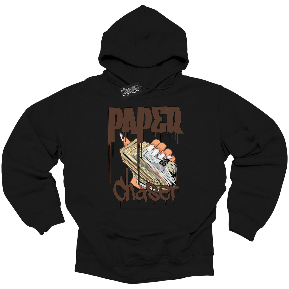 Cool Black graphic tee with “ Paper Chaser ” design, that perfectly matches Palomino 1s sneakers 
