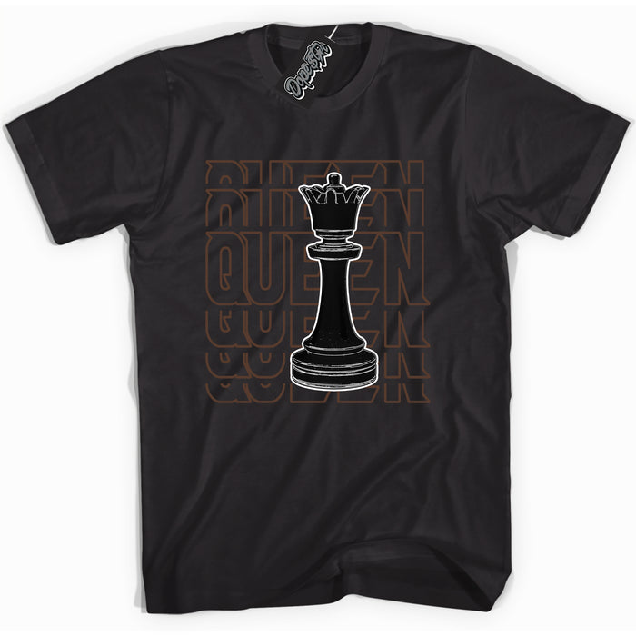 Cool Black graphic tee with “ Queen Chess ” design, that perfectly matches Palomino 1s sneakers 