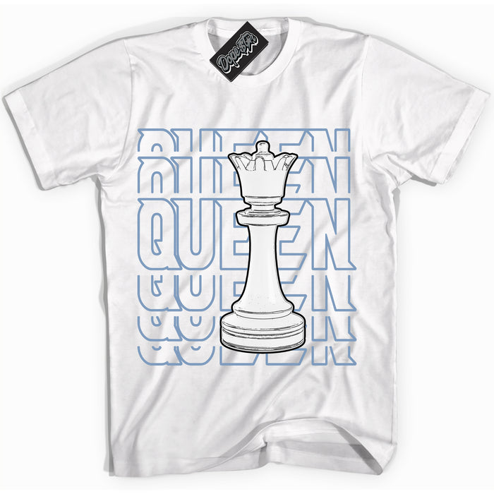 Cool White Shirt with “ Queen Chess” design that perfectly matches Reverse Oreo 6s Sneakers.