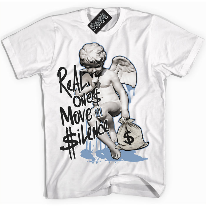 Cool White Shirt with “ Real Ones Cherub” design that perfectly matches Reverse Oreo 6s Sneakers.