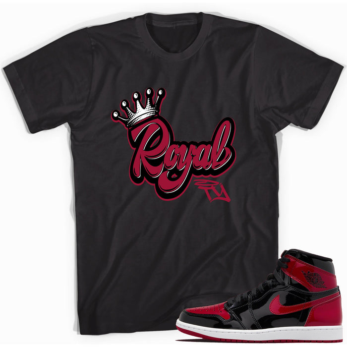 1s Bred Patent Shirt Royalty - Sneaker Shirts Outlet